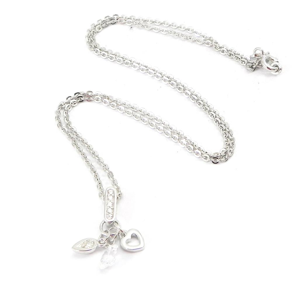 Altesse [I3161] - Белое серебряное колье «Скарлетт»