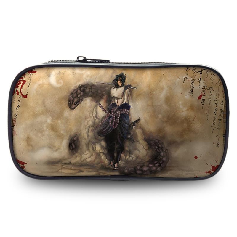 Themed Anime Naruto Printed Student Single Layer Stationery Storage Bag Pencil