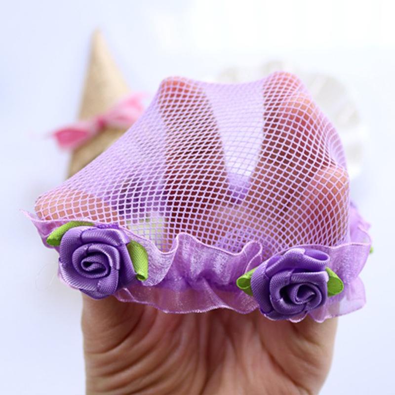 Hot Sale 1PC Cute Adjustable Beautiful Hair Accessories Dance Hairnet High Quality Elastic Exquesite Girls Flower Hair Nets Graceful 5 Colors kids
