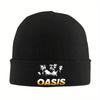 O-Oasis Band Винтажная Вязаная Шапка Бини Зимняя Шапка Теплая Хип-Хоп Кепка Мужчины Женщины Подарки