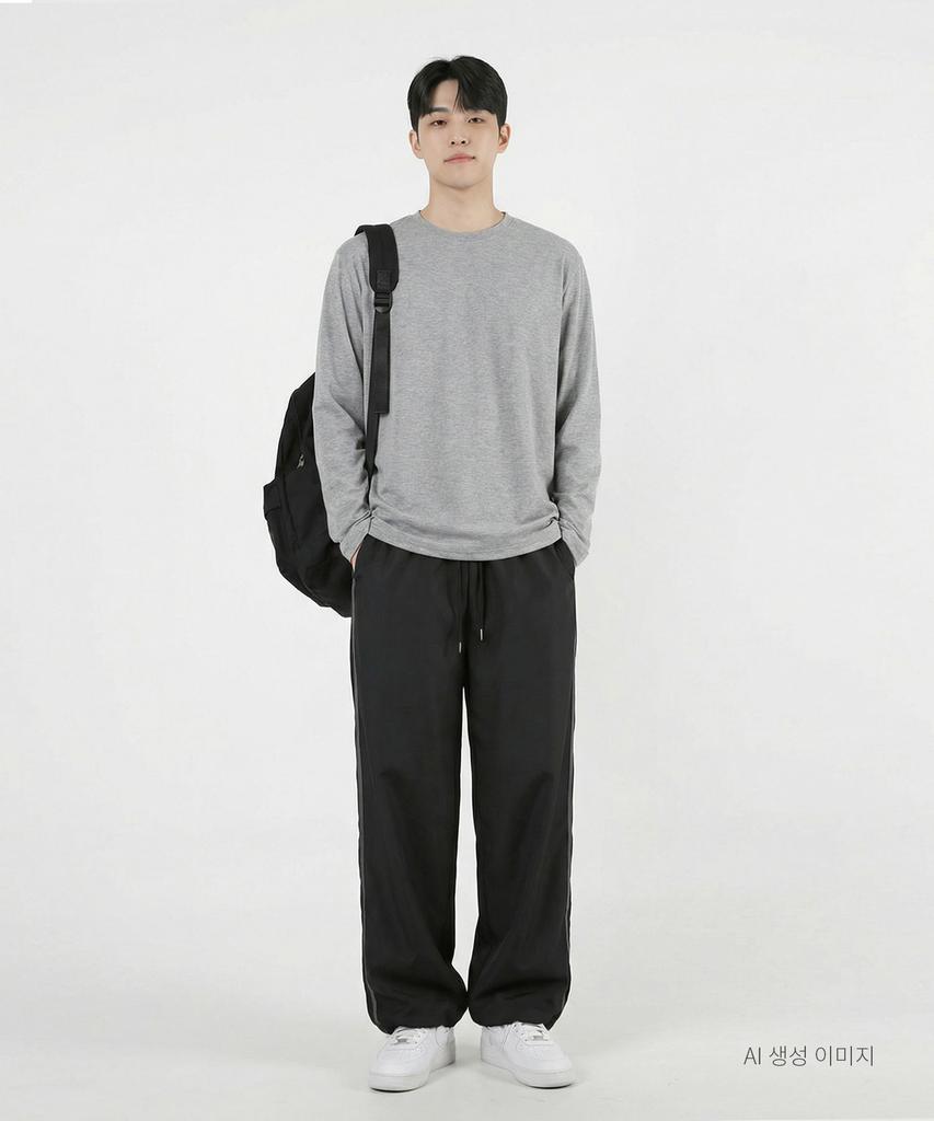UMM Two-Stripe Wide Training Track Pants 3 Colors