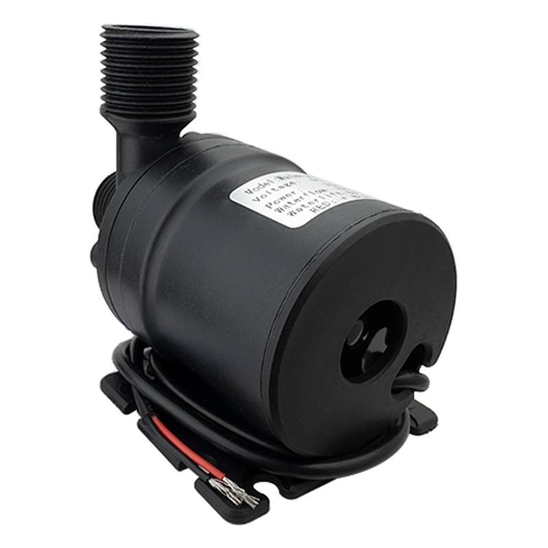 Silent DC12V Brushless Motor DC24V 1000L/H 8M Head 1/2" Waterproof Submersible Pump Fountain Water Heater Shower Booster Pump