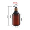 500ml Soap Dispenser Refillable Plastic Shoulder Bottle with Lotion Pump Shampoo Shower Gel Bottles Refillable Lotion Liquid