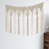 Тканый Хлопковый Канат Полый Занавес для Двери Гобелен Бахрома Фон Украшение Настенное Украшение Бытовой Занавес Перегородка для Прихожей