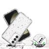 For Samsung Galaxy S25+/S24+ Case Clear Acrylic TPU Hybrid Phone Cover with Laser-printed Film