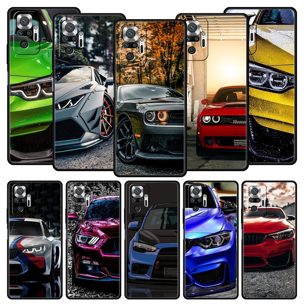 Чехол для телефона Sport Car Golf 7 для Xiaomi Redmi Note 14 13 5G 10 11 12 Pro Plus 4G 14C 13C 12C 10C Черный