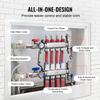 4-Branch Radiant Heat Manifold 1/2" PEX Tubing Floor Heating Manifold Set