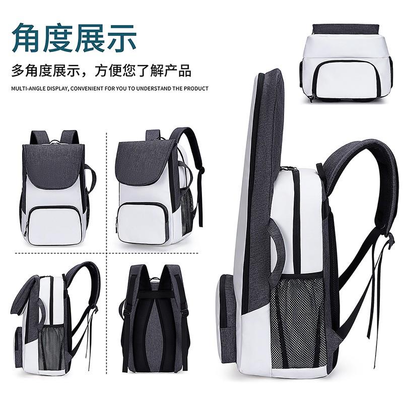 Multi-Use Tennis Badminton Backpack With Separate Shoe Compartment Dry Wet Separation Gym Bag Men Women