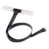 UC-037-20G USB 3.2 Type-E IDC 20-контактный разъем передней панели на USB-C Female 0,5 м 20 Гбит/с удлинительный кабель