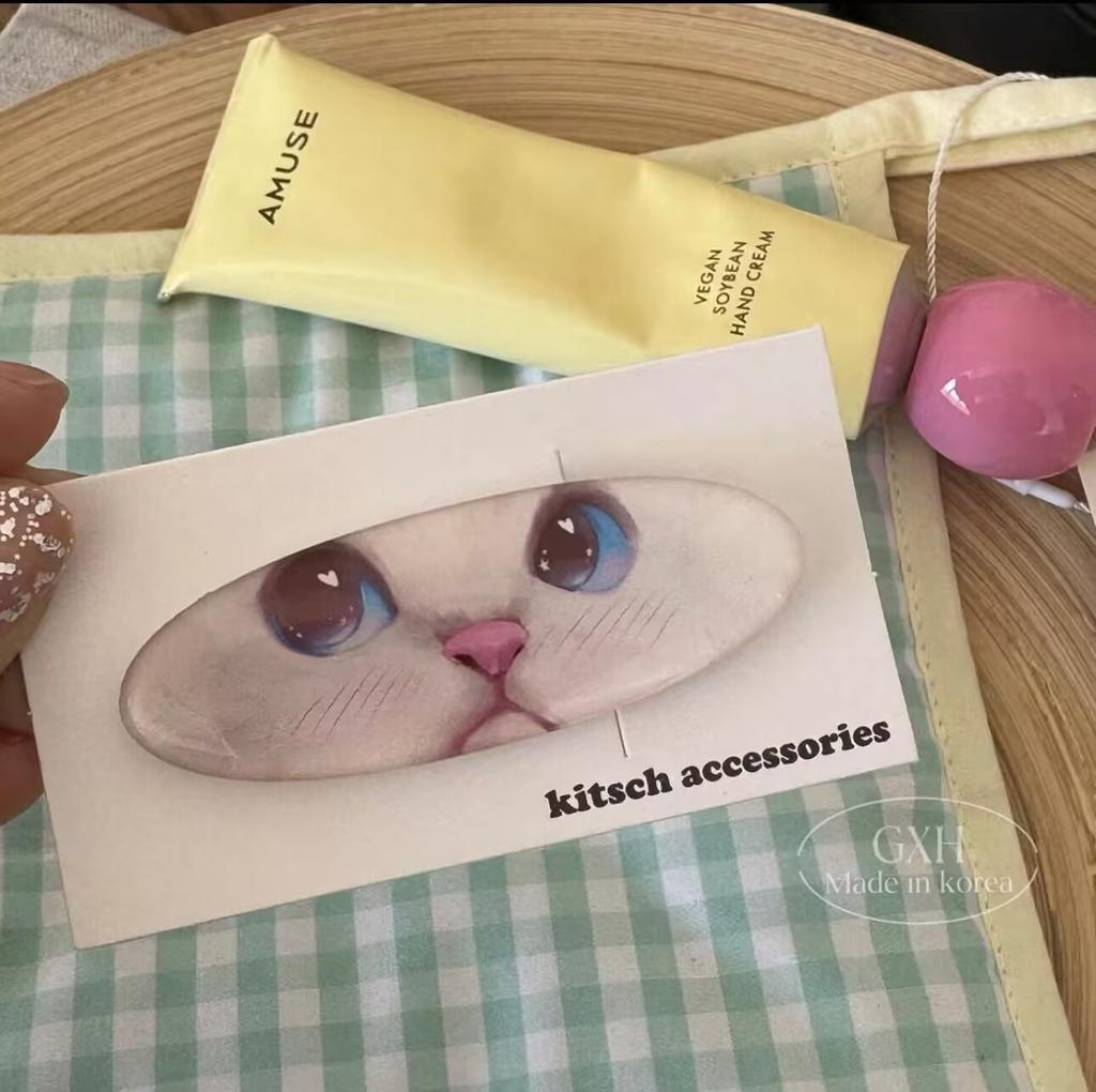 Cute little cat barrettes hair clips Same as celebrity broken bangs hairpin hair accessories