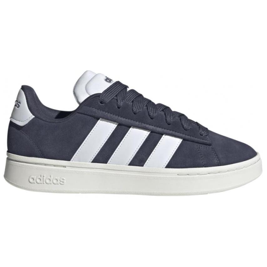adidas Grand Court Удобные Универсальные Нескользящие Прочные Низкие Кроссовки Унисекс Синие JH7233