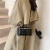 Повседневная корейская версия маленькая квадратная сумка 2024 зимняя новая сумка женская индивидуальная простая сумка-мессенджер ретро модная сумка через плечо