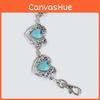 Women Metal Waist Chain With Heart Shaped Turquoise For Chic Winter Accessories