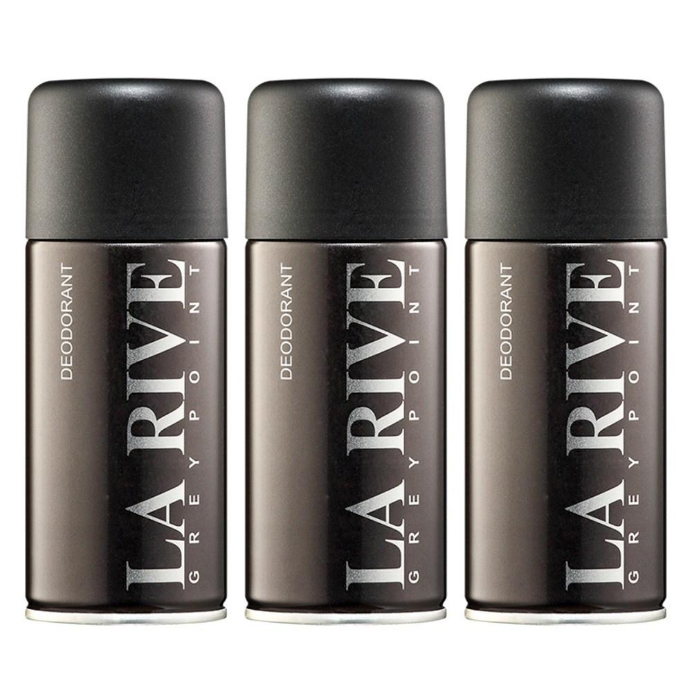 Дезодорант-парфюм Larive Grey Point 150 мл 3 шт.