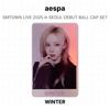 aespa SMTOWN LIVE 2025 в СЕУЛЕ НАБОР БЕЙСБОЛОКОВ ДЛЯ ДЕБЮТА Официальная фотокарточка