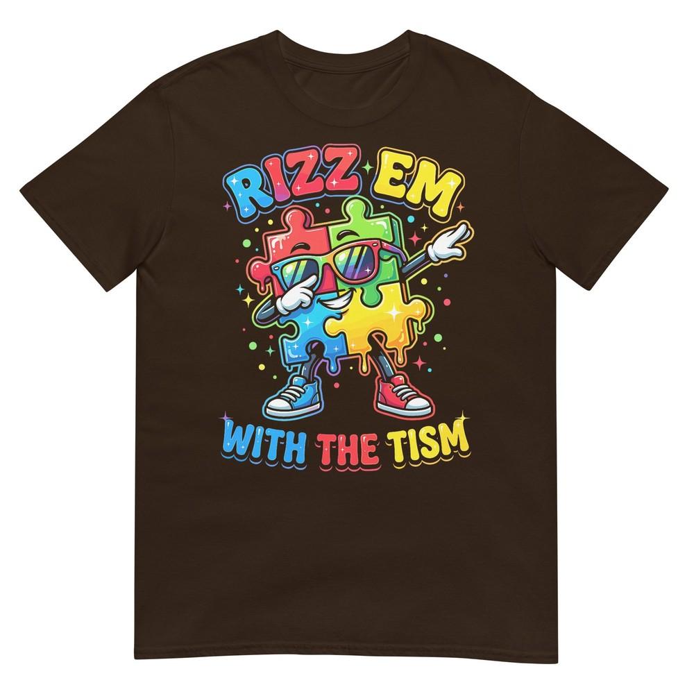 Rizz Em With The Tism Funny Autism Awareness Month Autistic TShirt