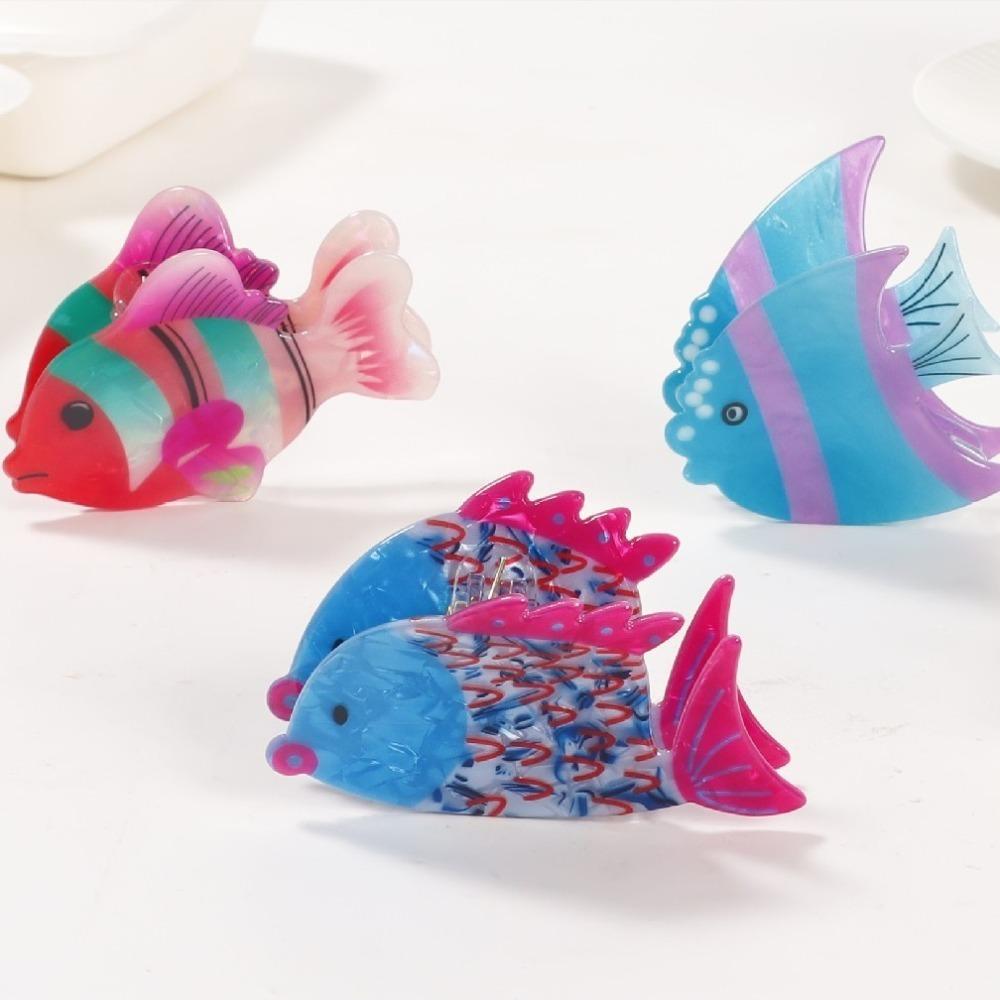 Animal PVC Claw Clip Sea Creature Large Shark Clip Cute Fish Hair Claw  Daily