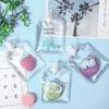Clear PVC Hot Water Bag Cartoon Pattern Leak-proof Hot Cold Compress Pain Relief Winter Hand Feet Warmer Pouch Bottle Warm Gift