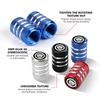 4pcs Car Tire Valve Stem Caps Aluminum Alloy Dustproof Accessory For Jaguar S-Type F-Type X-Type F-Pace I-Pace E-Pace XJR XE HH1