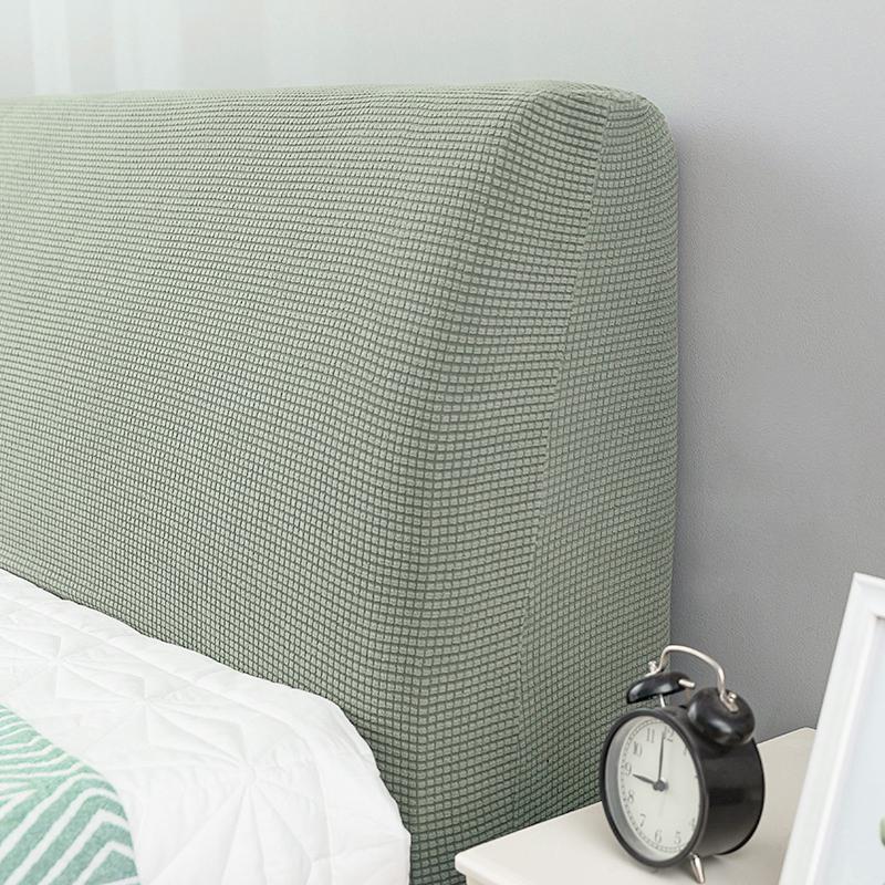 Elastic Bedhead Cover All-inclusive Bed Head Cover Bed Head Back Protection Headboard Dust Cover Bedroom Removable Bedside Cover