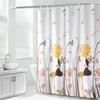 Thickened Partition For Bathroom Waterproof Shower Curtain No Need To Drill Holes