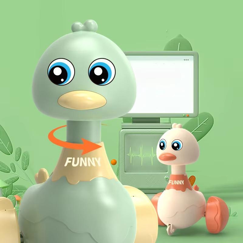 Игрушки для малышей, обучающие лазанию, 1 шт., игрушки для утенка, тянущие назад автомобиль, инерционное скольжение, обучающие ползанию, милые детские игрушки