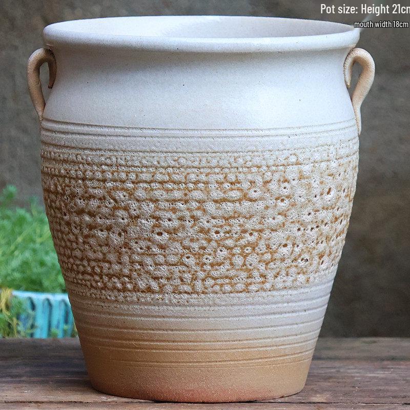 Специальное предложение: Высокий ретро-керамический цветочный горшок для суккулентов или зеленого редиса