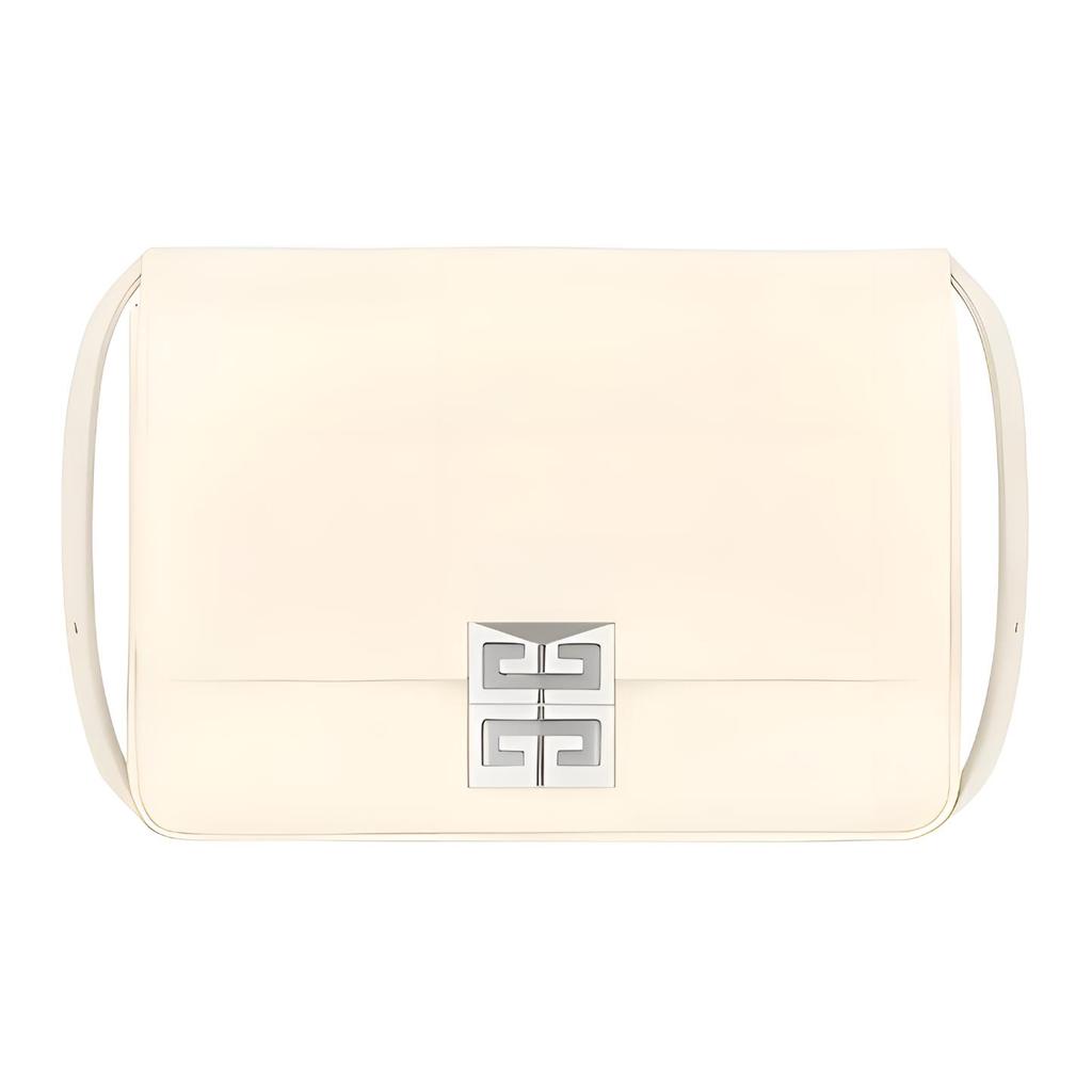 Givenchy 4G Series Classic Fashion Leather Shoulder Crossbody Bag Medium Women bags Ivory-White BB50HCB15S-105