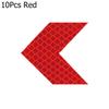 10pcs Car Reflective Strip Stickers Rear Bumper Night Safety Warning Decal Tape