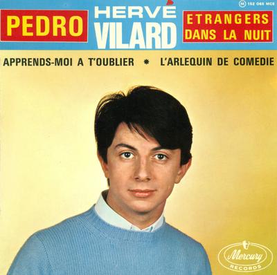 7-дюймовая пластинка HERVÉ VILARD - Pédro 152065MCE Mercury 1966 Франция Поп Б/у