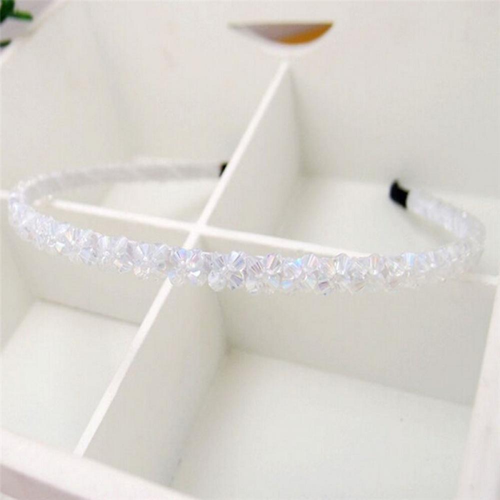 Подарок Женщине Девушке Кристальная Повязка для Волос Стразы Ободок Головной Убор Украшение Ювелирные Изделия