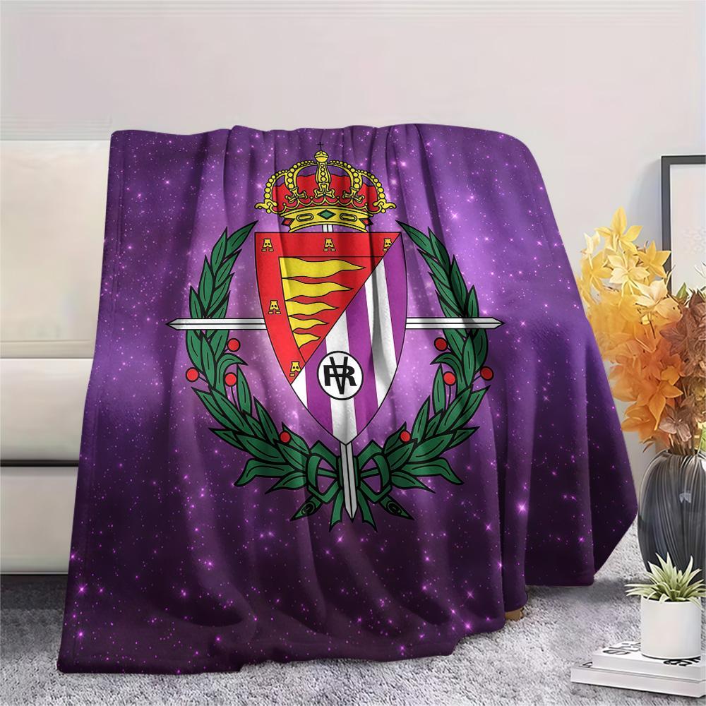Real Valladolid Flannel Blanket, High quality Comfortable for All Seasons, Home Decor, Warmth and Comfort