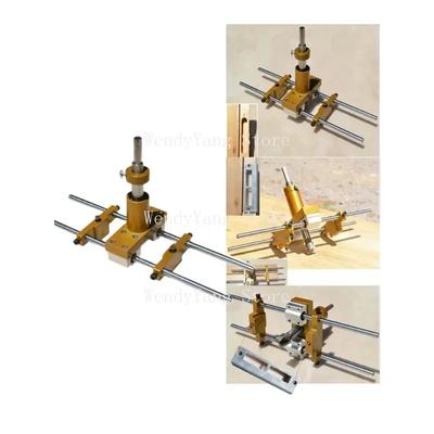 Инструменты для деревообработки Набор для открывания замочных отверстий Ломорез для замков Сверлильный станок Система направляющих для сверления замочных отверстий для деревянных дверей