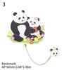 Creative Book Markers Metal Reading Bookmarks Panda Page Markers Lovely Bookmarks for Book Lovers