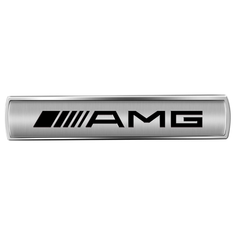 1pcs 3D Metal Badge Car Body Trunk Decoration Sticker Motorcycle Decals For Mercedes Benz AMG W203 W204 W212 W213 GLC GLA CLA