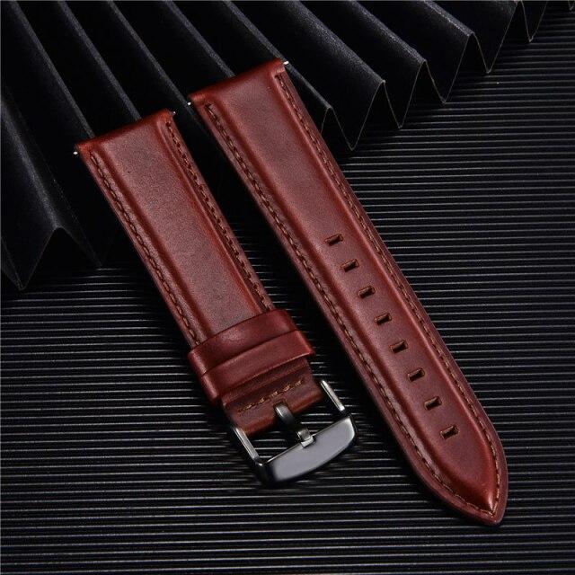 Quick Release Straps Men Women Genuine Leather Watchbands 18mm 20mm 22mm Smart Watch Band Watch Accessories