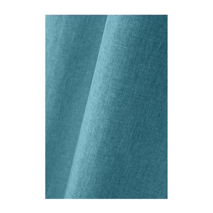1 Rideau 140 x 260 cm Bea bleu turquoise