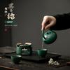 Household candle heating insulation base Chinese ceramic tea warmer winter tea warmer indoor teapot heating base