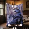 Halloween Horror Movie Poster Blanket Perfect All Seasons Soft Comfortable Sofa Office Nap Travel Festive Gift