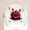 Self-adhesive Bloody Pumpkin Decal DIY Halloween Toilet Stickers Toilet