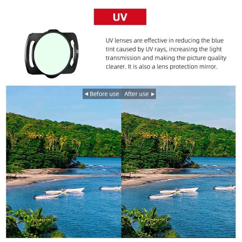 Filters UV Protective Filter UV/CPL/ND8/16/32/64 for Avata/O3 Air Unit Drones Camera Lens Accessories