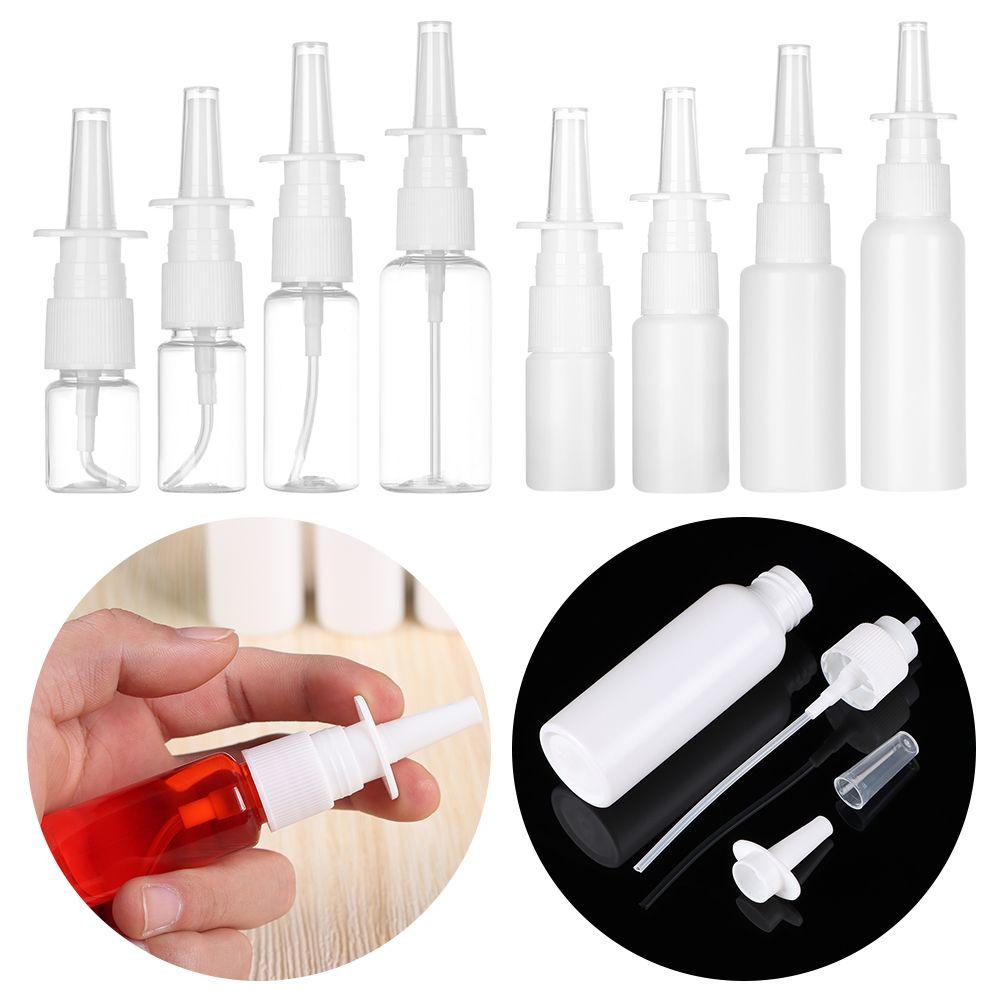 Home Pump Mist Spray Bottle Nose Dropper Bottles Empty Nasal Sprayer Refillable Container