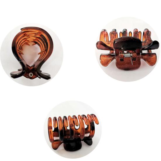 8 шт., женские заколки для волос из смолы, зажим для хвоста, женские головные уборы