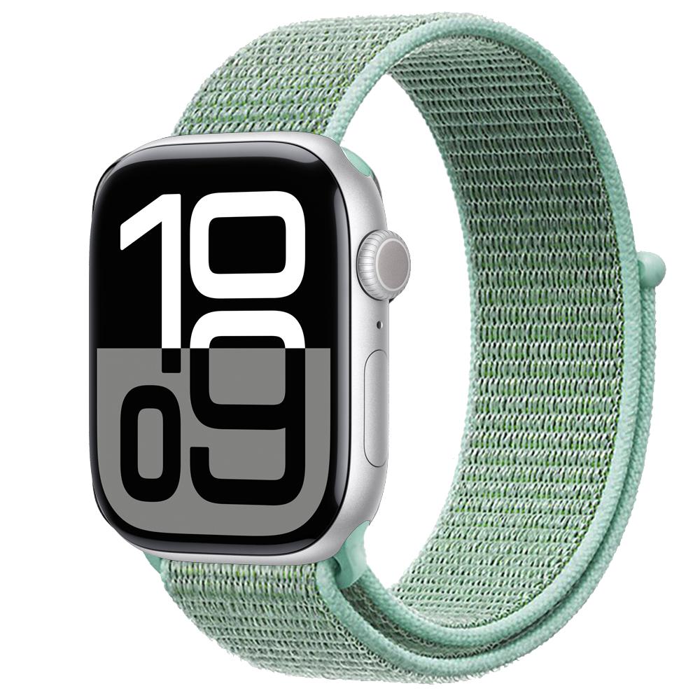 Нейлоновый ремешок-петля Для ремешков Apple Watch 46мм 44мм 40мм 41мм 45мм 42мм Оригинальный ремешок браслет iWatch Серии 11 10 SE 9 8 Ultra 3