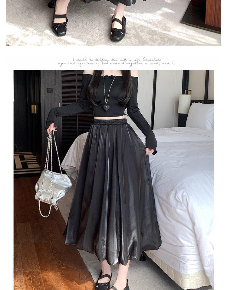 Женская мерцающая розовая А-силуэтная миди-юбка из тюля с дизайном из жемчужных пышных цветов, высокая талия, идеально подходит для весны, лета и осени