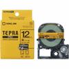 King Jim [Genuine] Tepra PRO Tape Cartridge Matte Label 12mm Turmeric Color/Black Letters 8m SB12Y