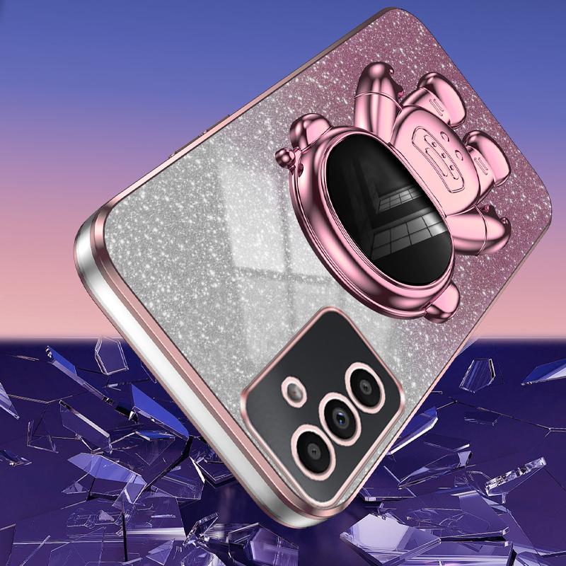 Astronaut Kickstand Cover for Samsung Galaxy A35 5G Case PC+TPU Anti-scratch Phone Shell