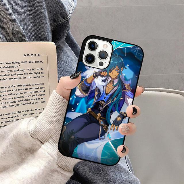 Чехол для телефона Genshin Impact Каэя для iPhone 17 Air 16 15 14 13 12 11 Pro Max Plus Max Защитный корпус coque