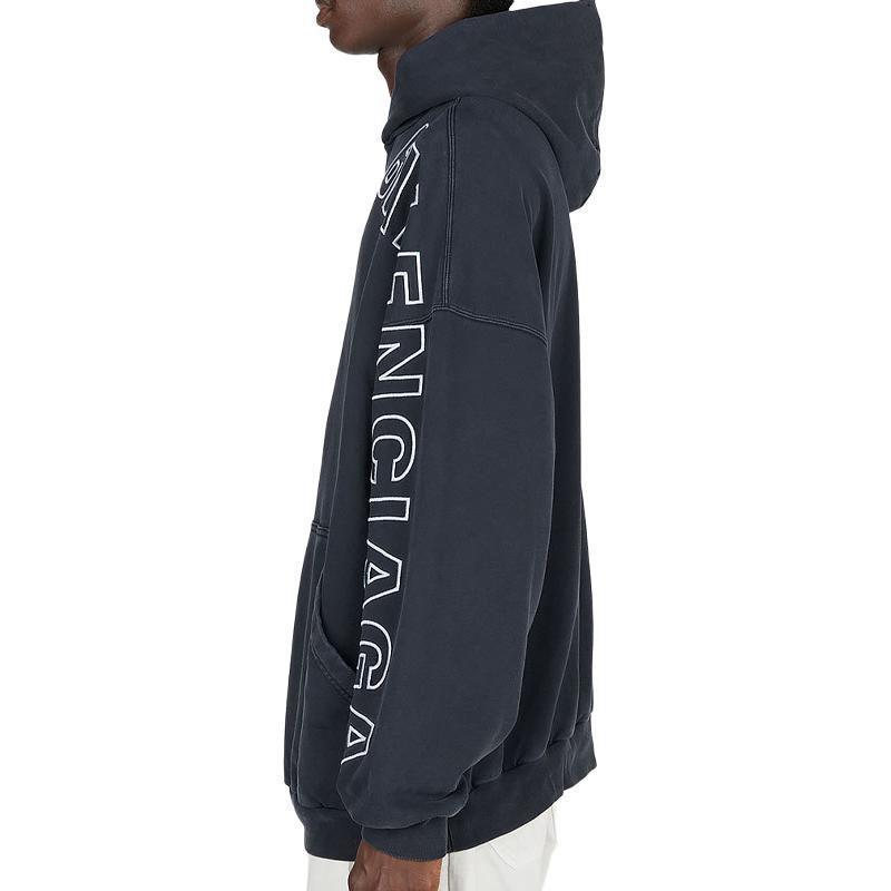 Balenciaga Толстовка Мужская Черная 739024TOVV29034