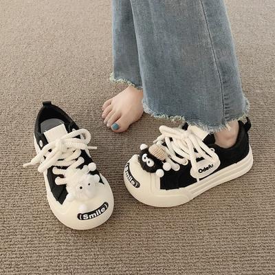 Весенне-осенние женские кроссовки на толстой подошве, новые весенне-осенние, в стиле ретро, нишевый дизайн, белые, повседневные